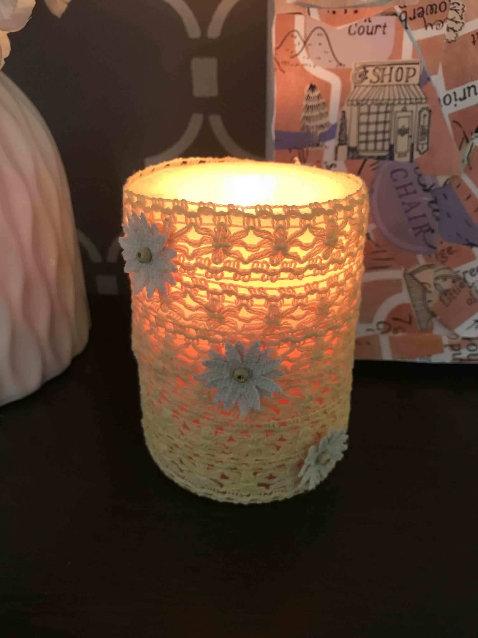 how to decorate a candle at home diy candle